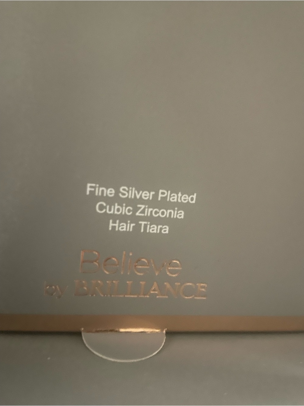 Crystal Heart Silver Tiara Headband - Picture 2 of 4
